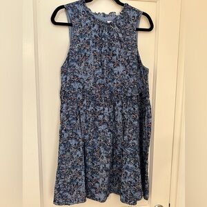 Lucky Brand Blue Floral Summer Dress